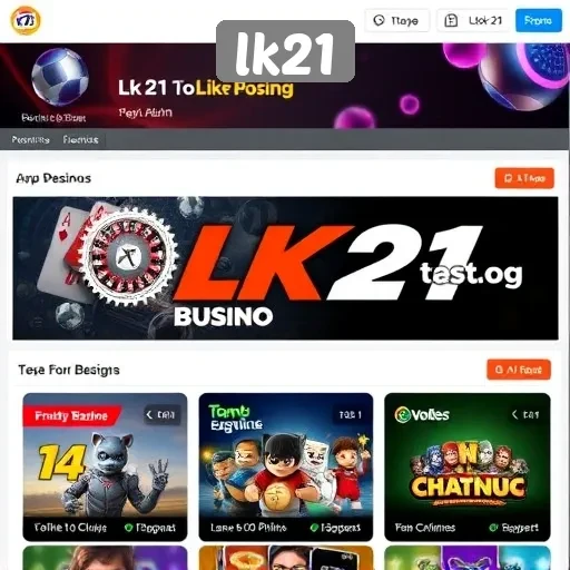 LK21 Sebagai Platform Permainan dan Hiburan Online